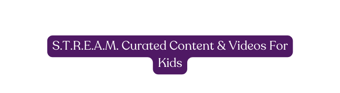 S T R E A M Curated Content Videos For Kids